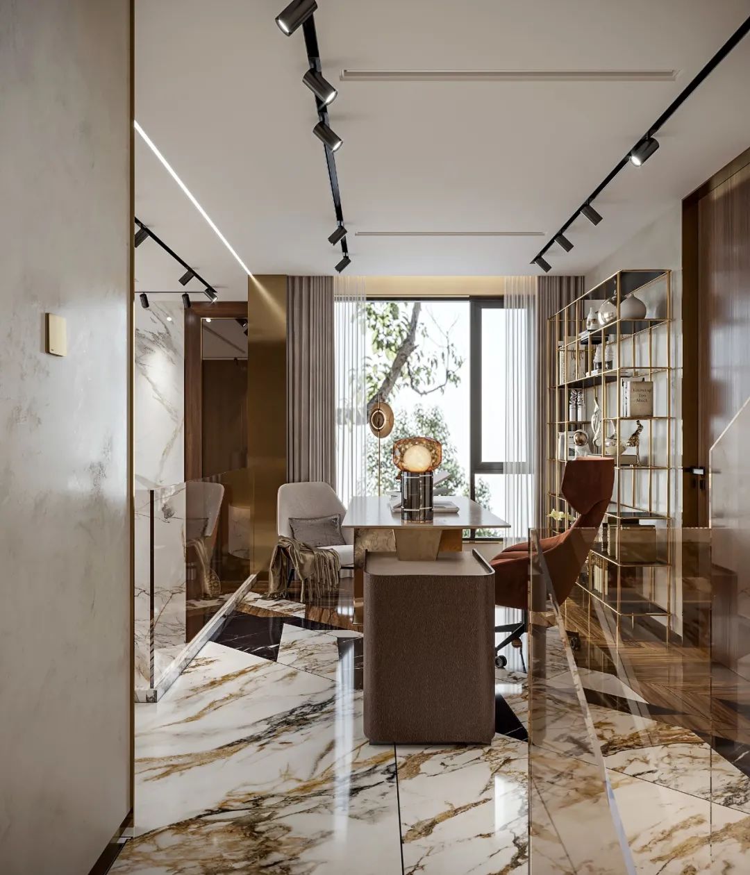 大理石打造的极致轻奢尽显高级 (顶级奢华欧式石材风格)