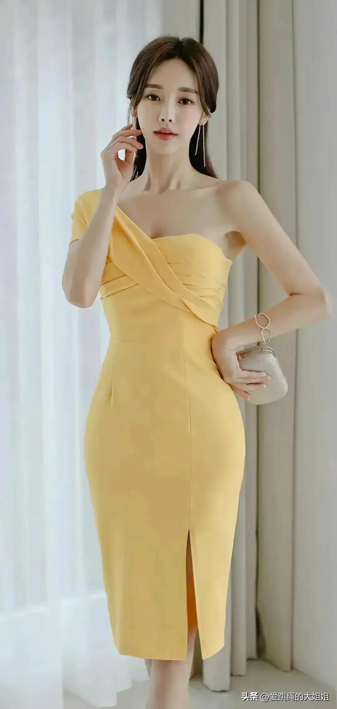 韩国模特孙允珠，性感时尚，美丽动人