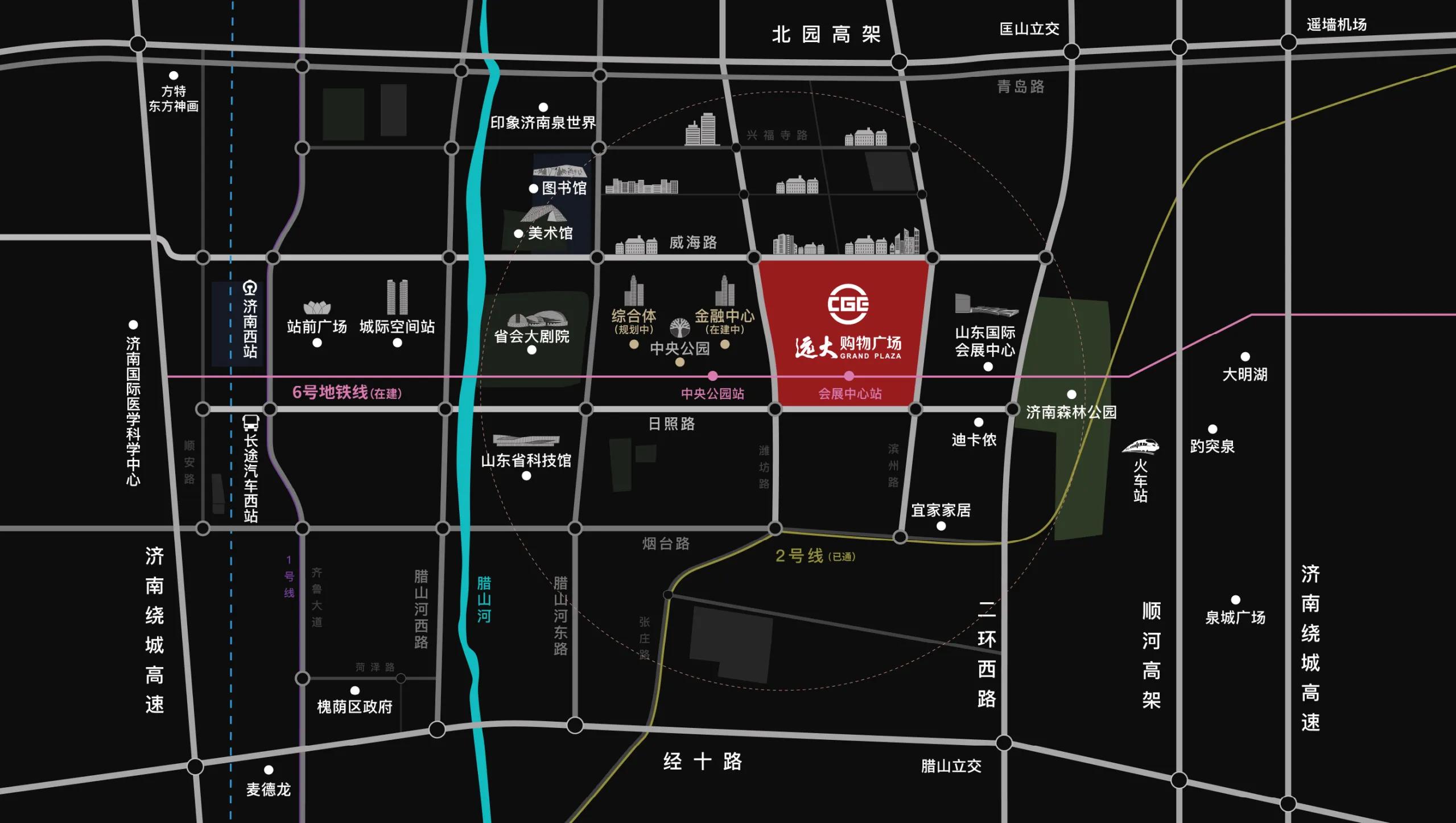 济西生活区规划图,济北新区商业综合规划