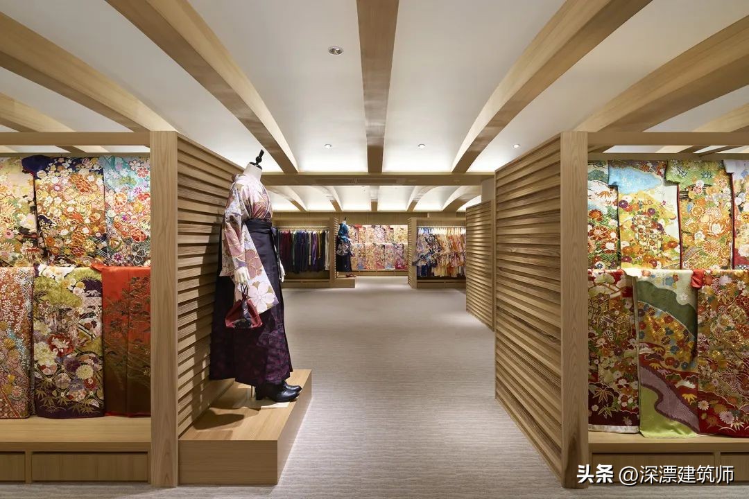 月牙般柔和-“眉月”-横滨丸昌和服卖场/堤由匡建筑设计工作室