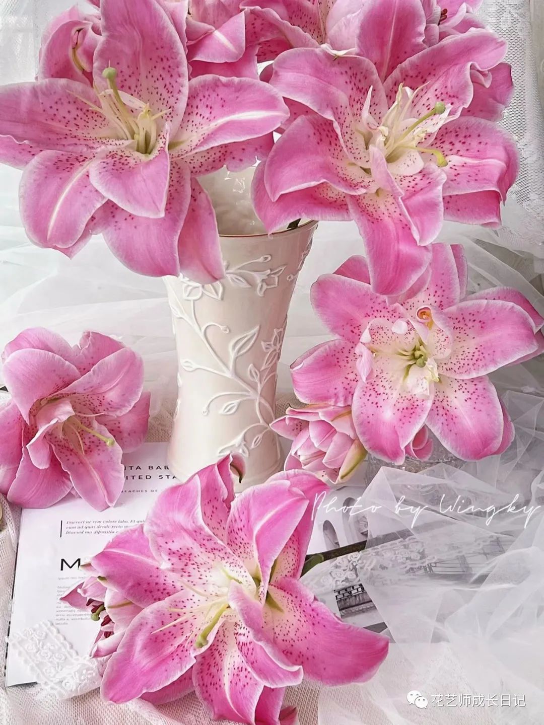 百合100支花束,百合99朵花束