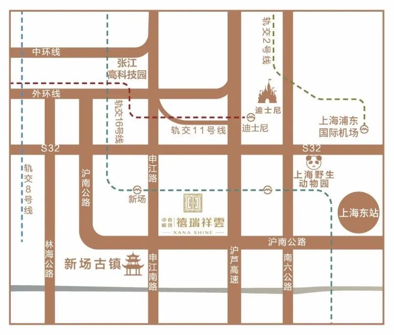 新场中粮首创禧瑞祥云叠墅108平,上海中粮首创禧瑞祥云租房户型图
