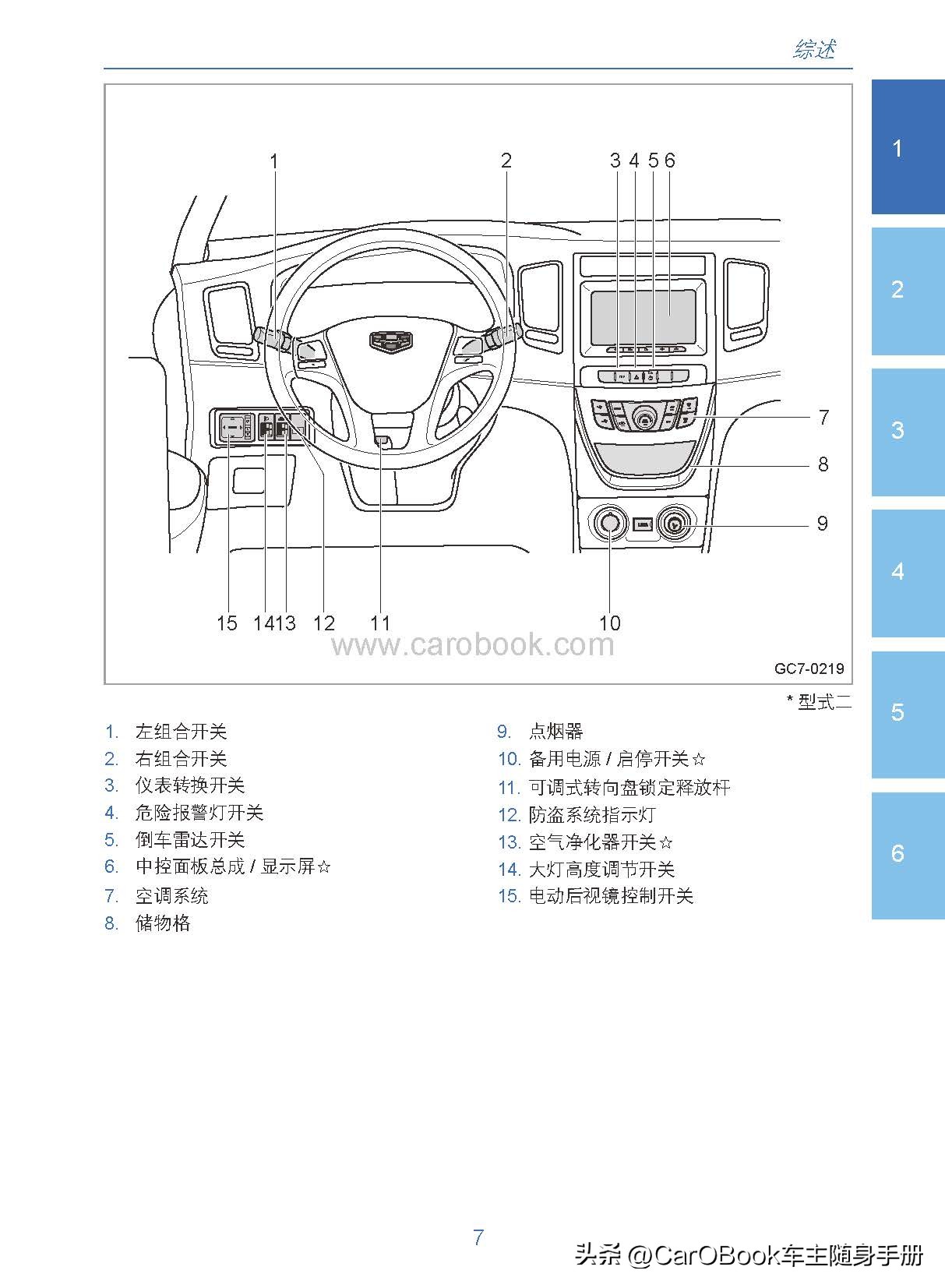 车主用车手册,吉利远景用户手册