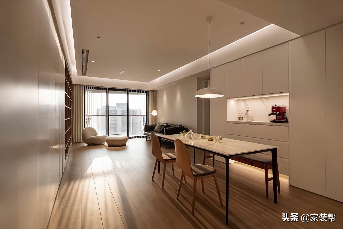 客厅做无主灯卧室不做吊顶可以吗,无主灯磁吸轨道灯客厅吊顶效果图