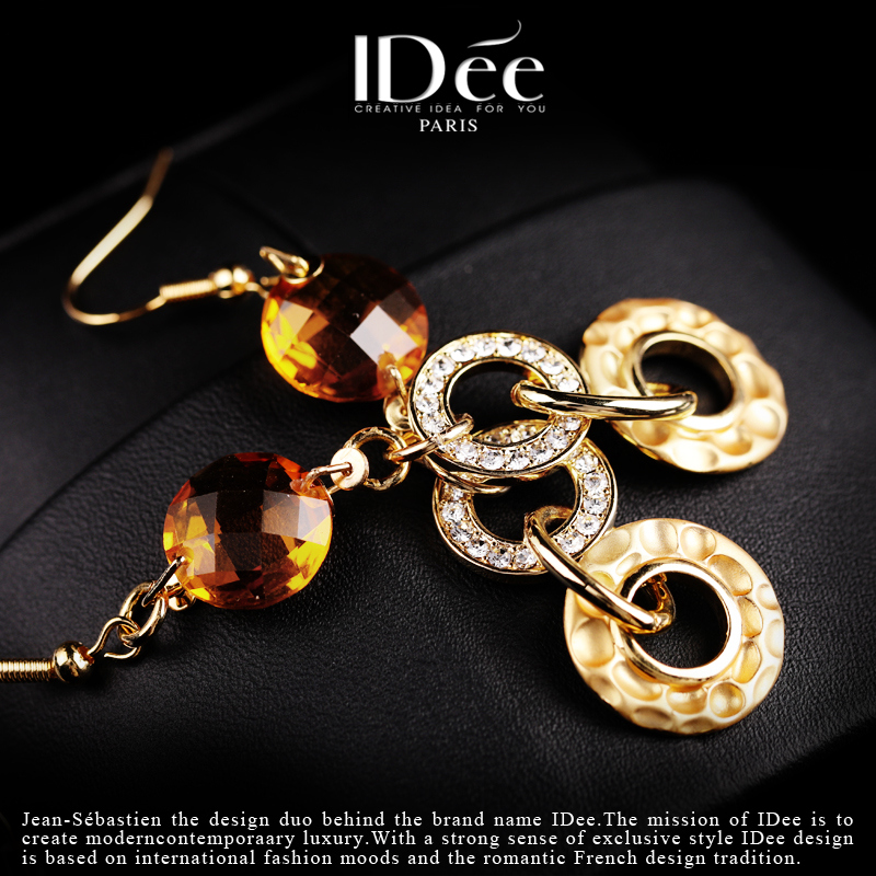 简约、时尚、闪耀——法国IDee气质款时尚耳坠高级感法式小众设计