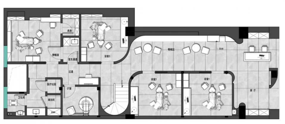 十多平方米牙科诊所装修设计风格,最新口腔装修设计效果图