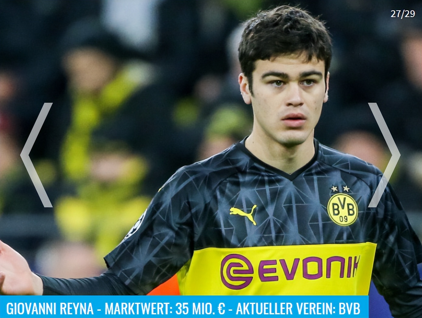 多特球星身价,多特青训球星