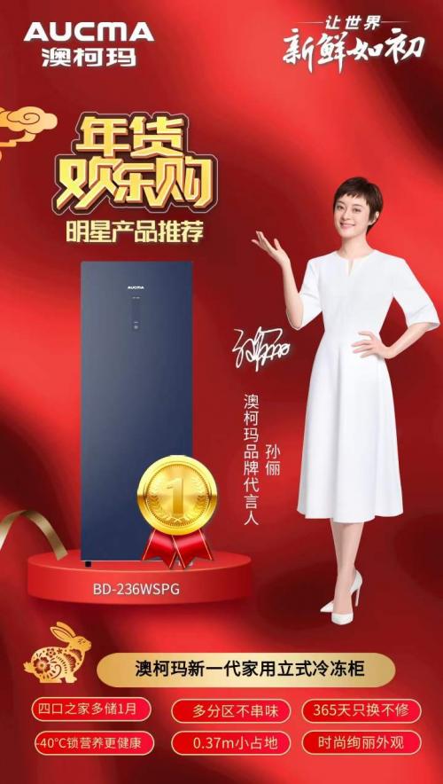 澳柯玛卧式冷柜最新款,孙俪什么时候代言的澳柯玛