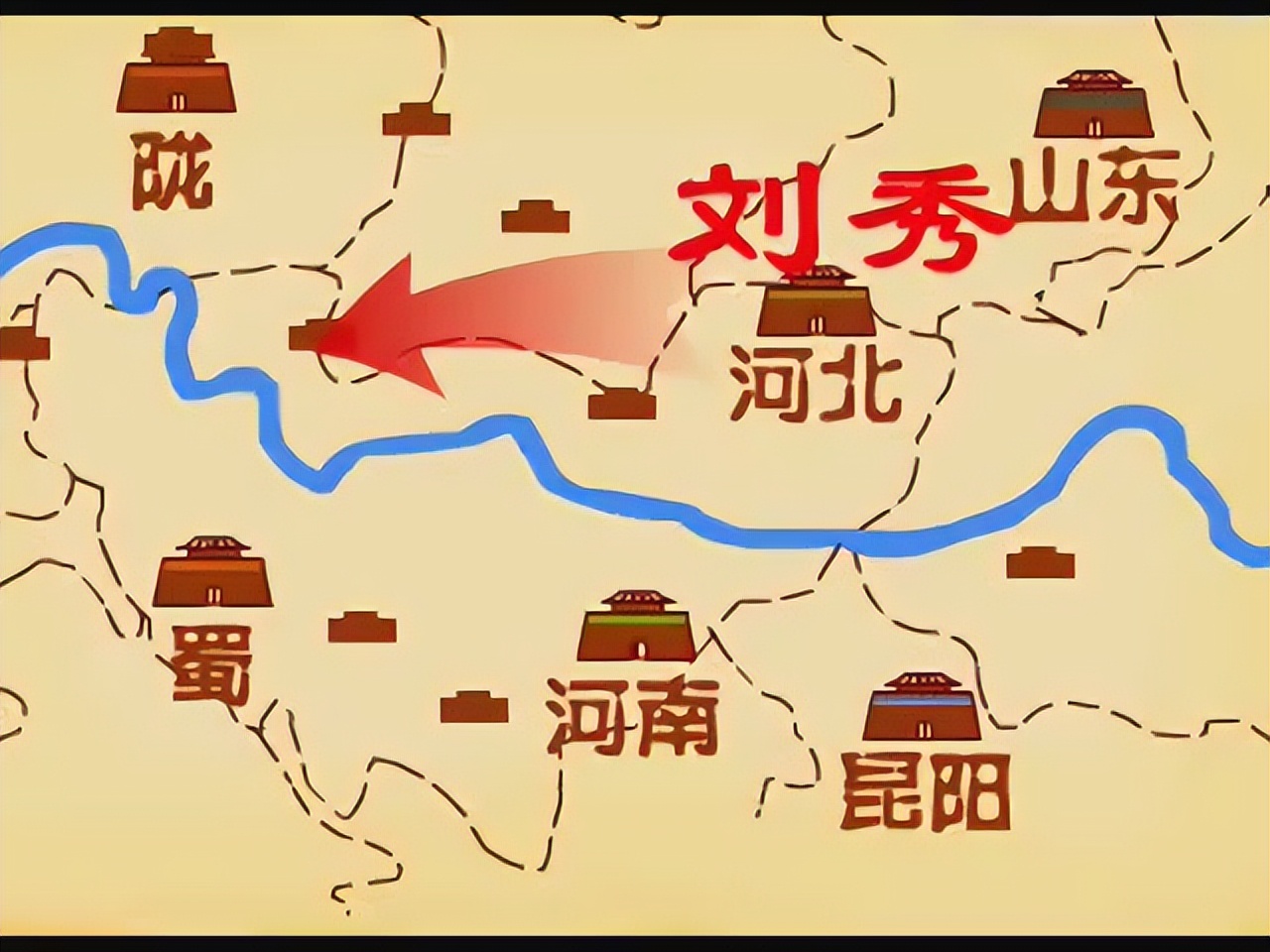 刘秀大将岑彭,刘秀的大将岑彭和马武