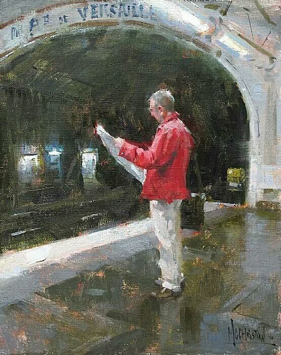 美国画家delbertgish油画作品欣赏,美国现代印象派女画家