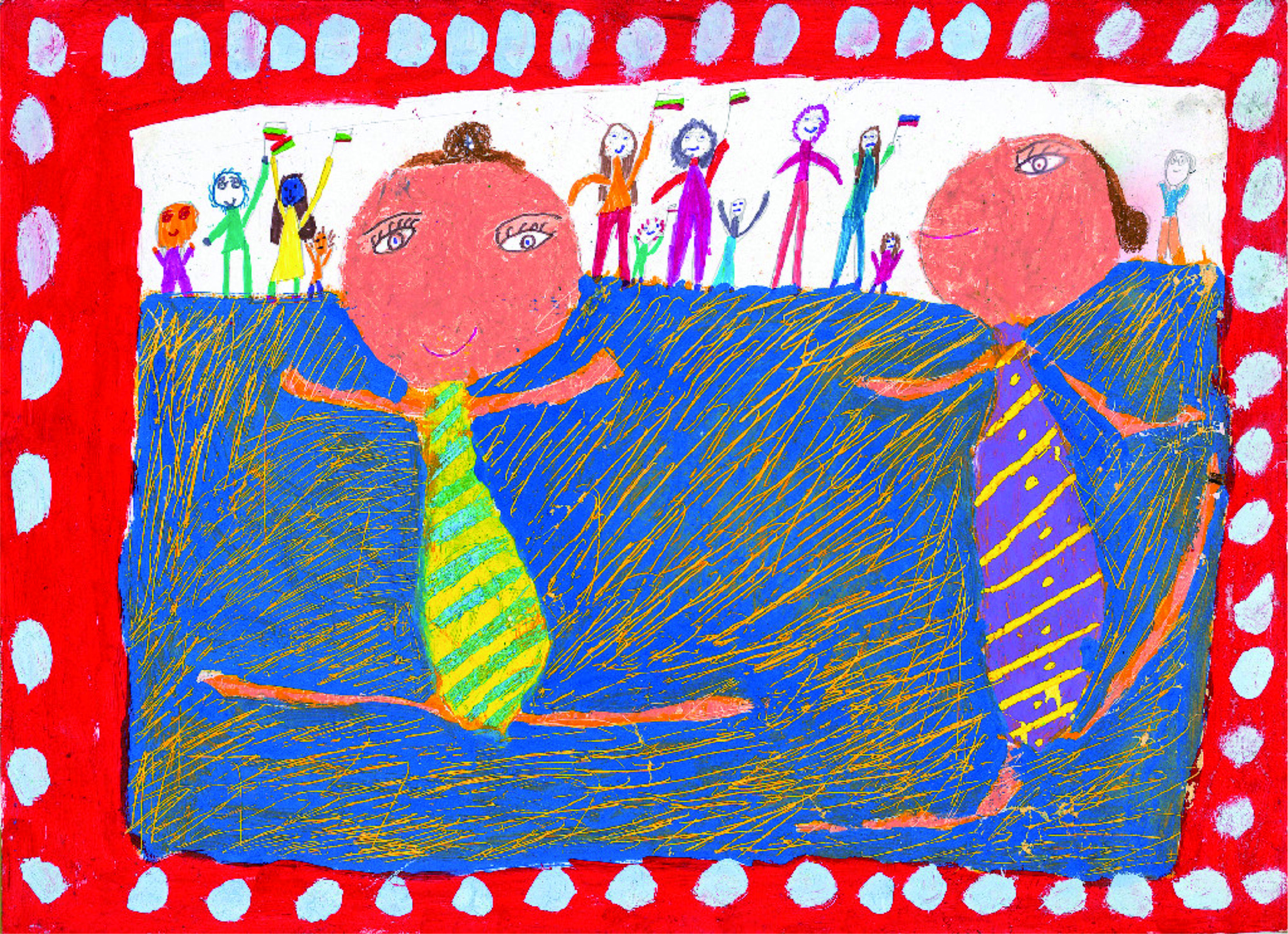 优质儿童画作品欣赏,童心绘世界阳光下成长主题绘画