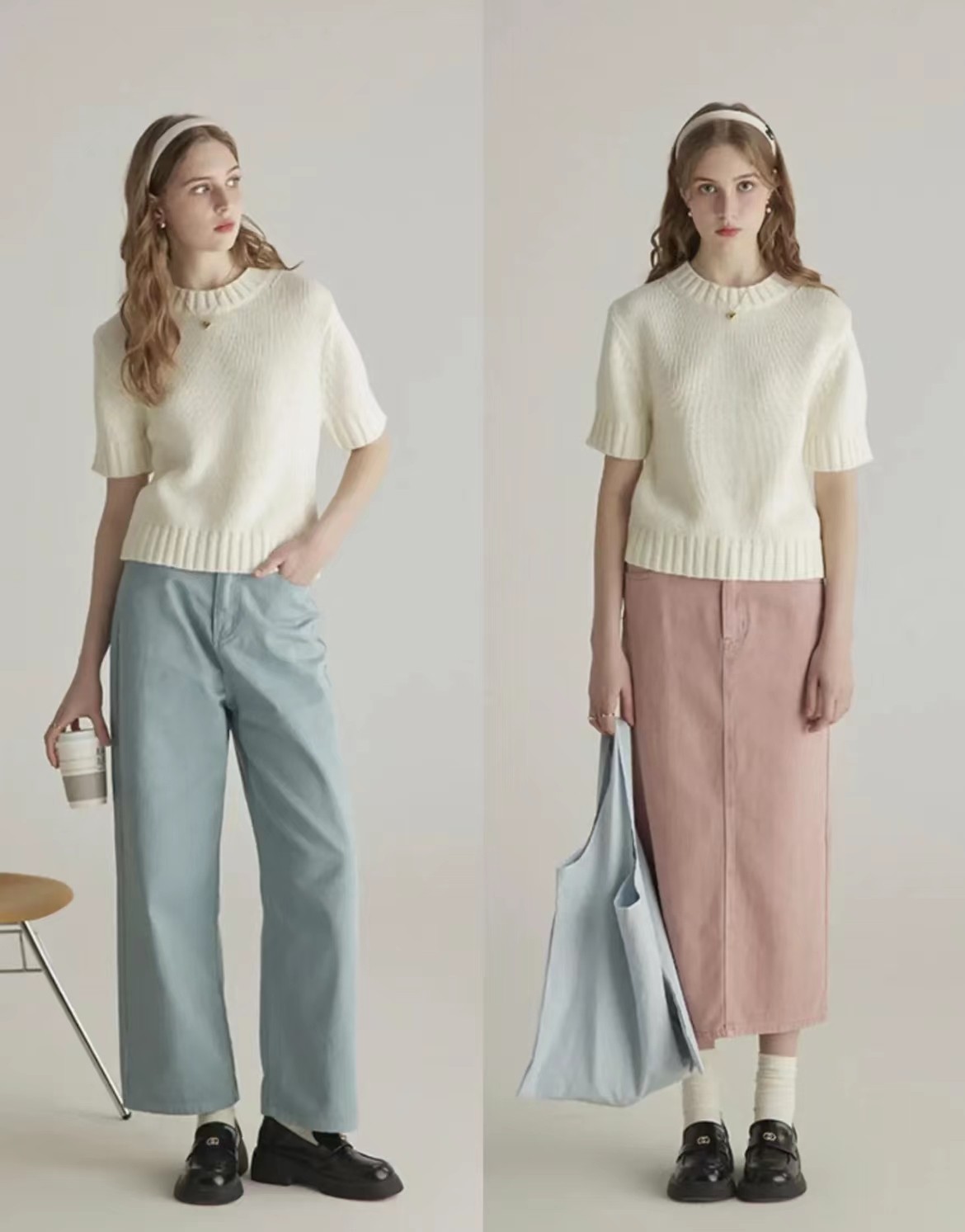 春天想要穿的个性时髦，学会“清冷风格”穿搭，干净简约高级