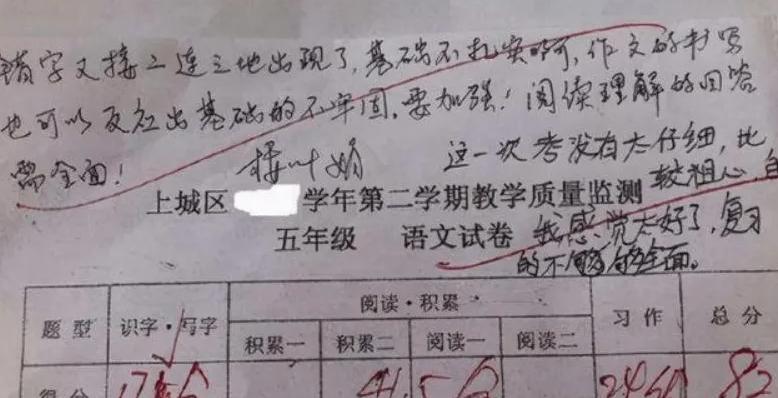 学生试卷满分家长签字意见,学生试卷考得不好家长怎么签字