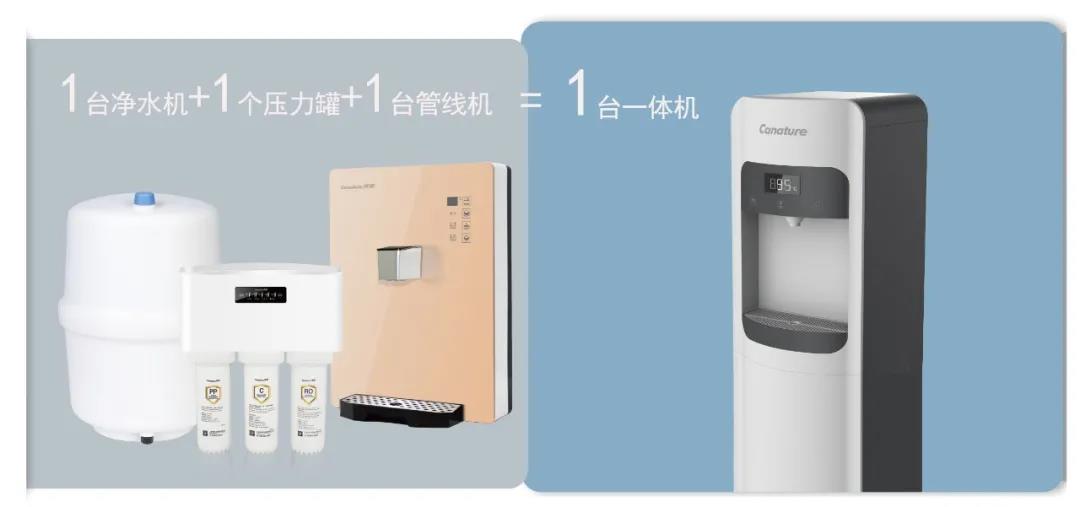 饮水净饮机前置过滤器,家用智能一体净饮机