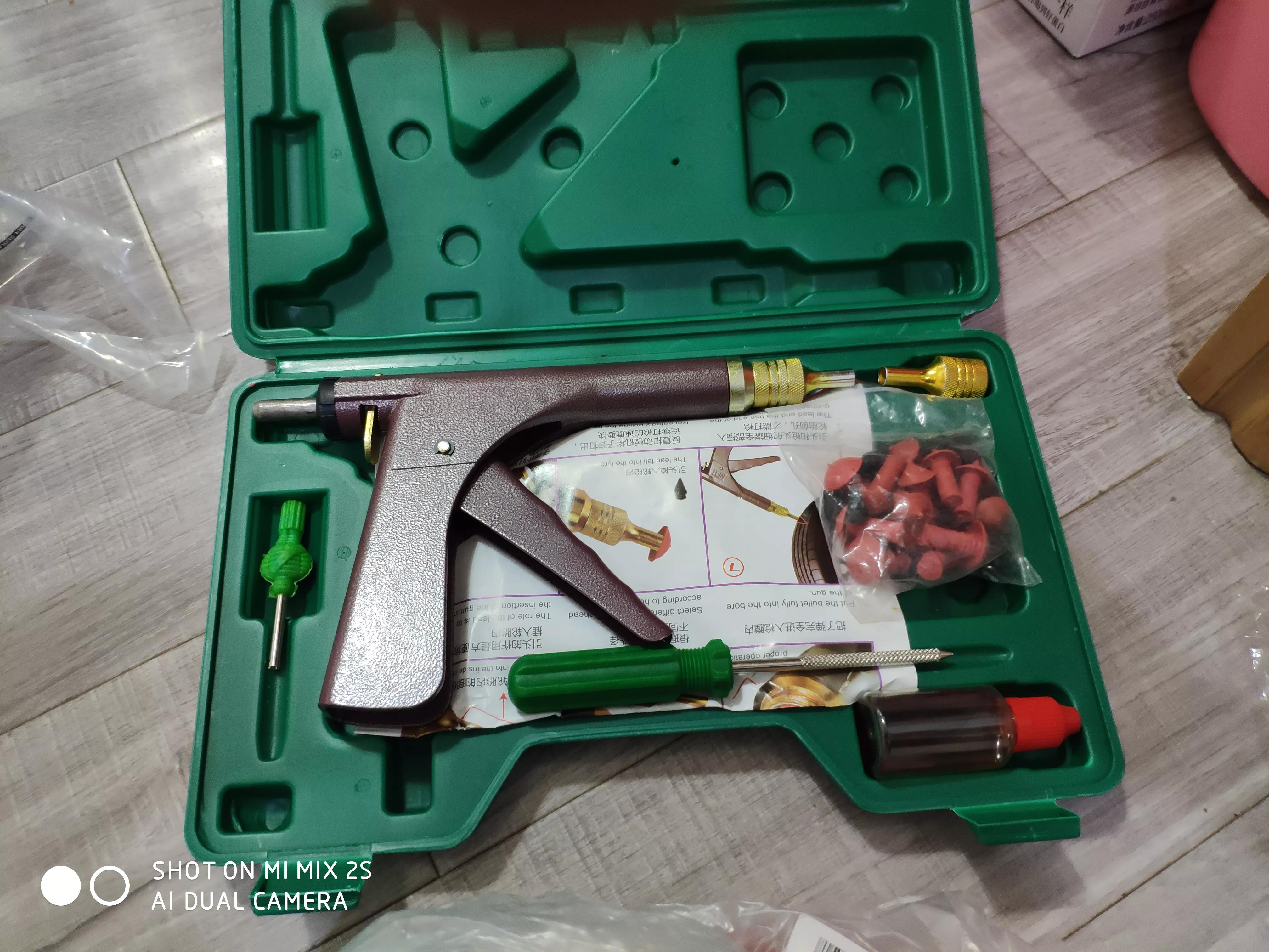 电瓶摩托车真空胎补胎方法,电动车真空胎怎么用蘑菇钉补