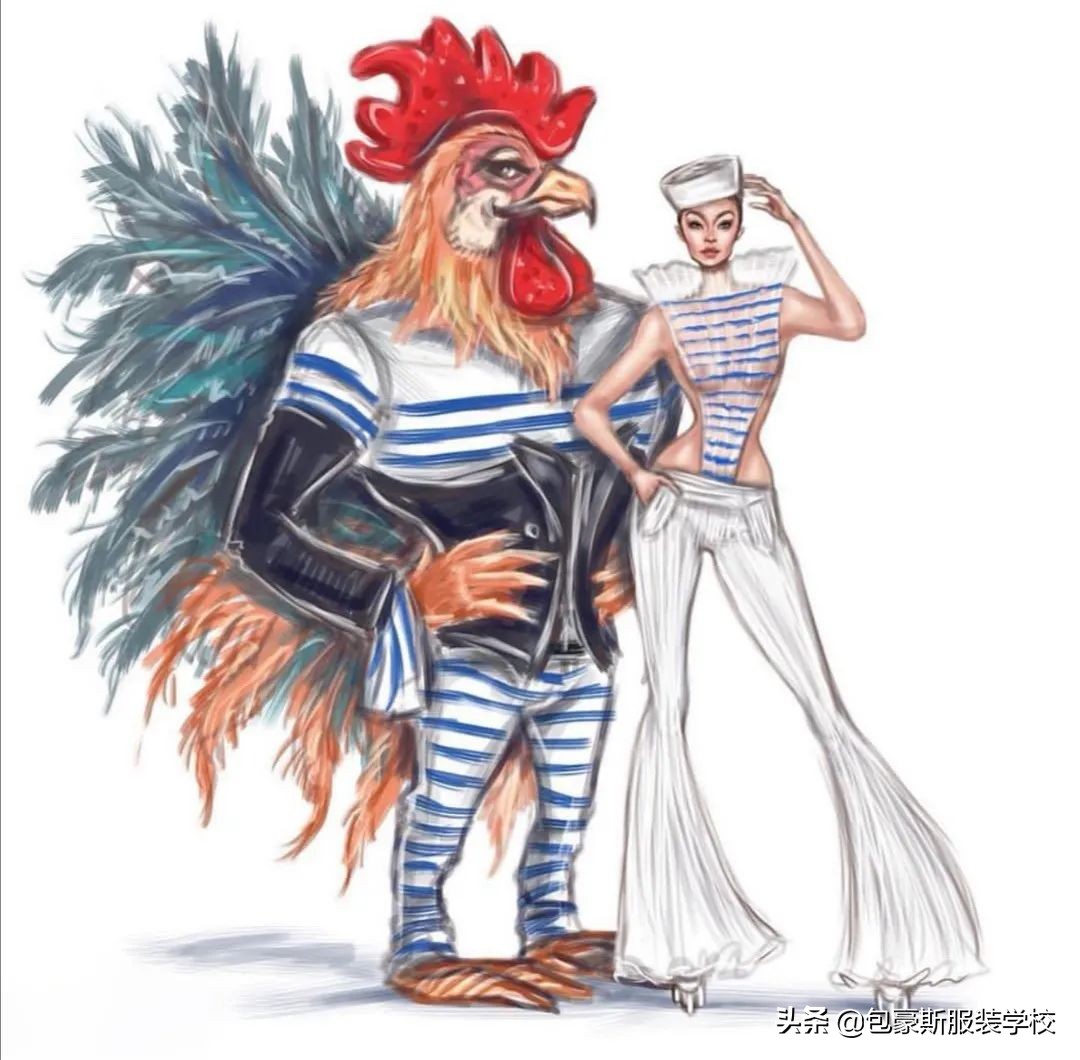 国际时尚插画师插画作品欣赏图文,创意插画古埃及