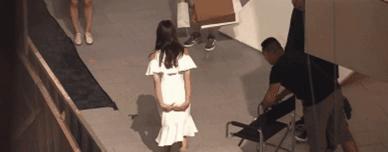 热巴腰臀比礼服,热巴最新造型腰臀比