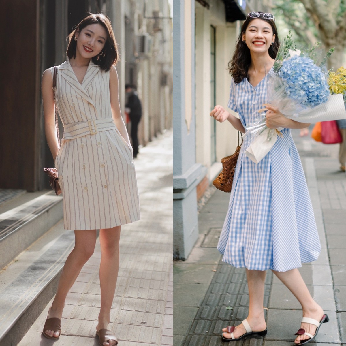 今年超流行的一款气质百搭直筒裙,直筒裙连衣裙气质高级感洋气