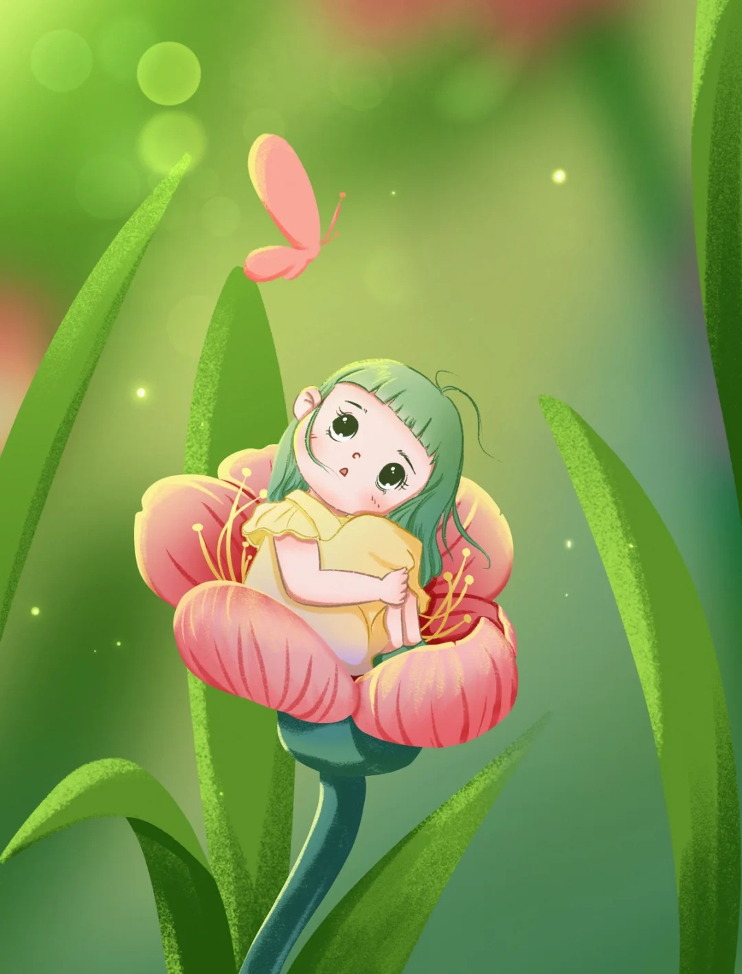 插画希望能治愈你的不开心,插画治愈心理