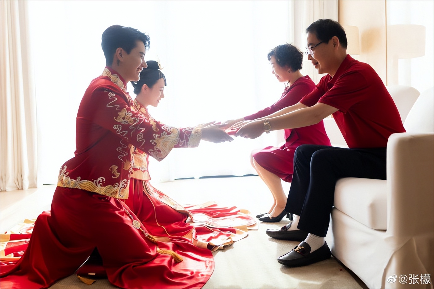 张檬金恩圣中式婚礼,张檬金恩圣将举办婚礼