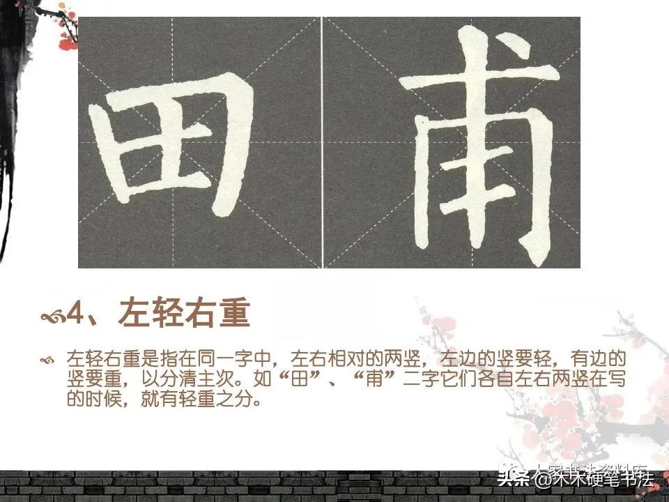 柳体基本笔画教学PPT课件