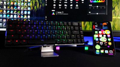 华硕rog夜魔机械键盘哪个轴好,rog魔导士键盘怎么按一下就有灯光