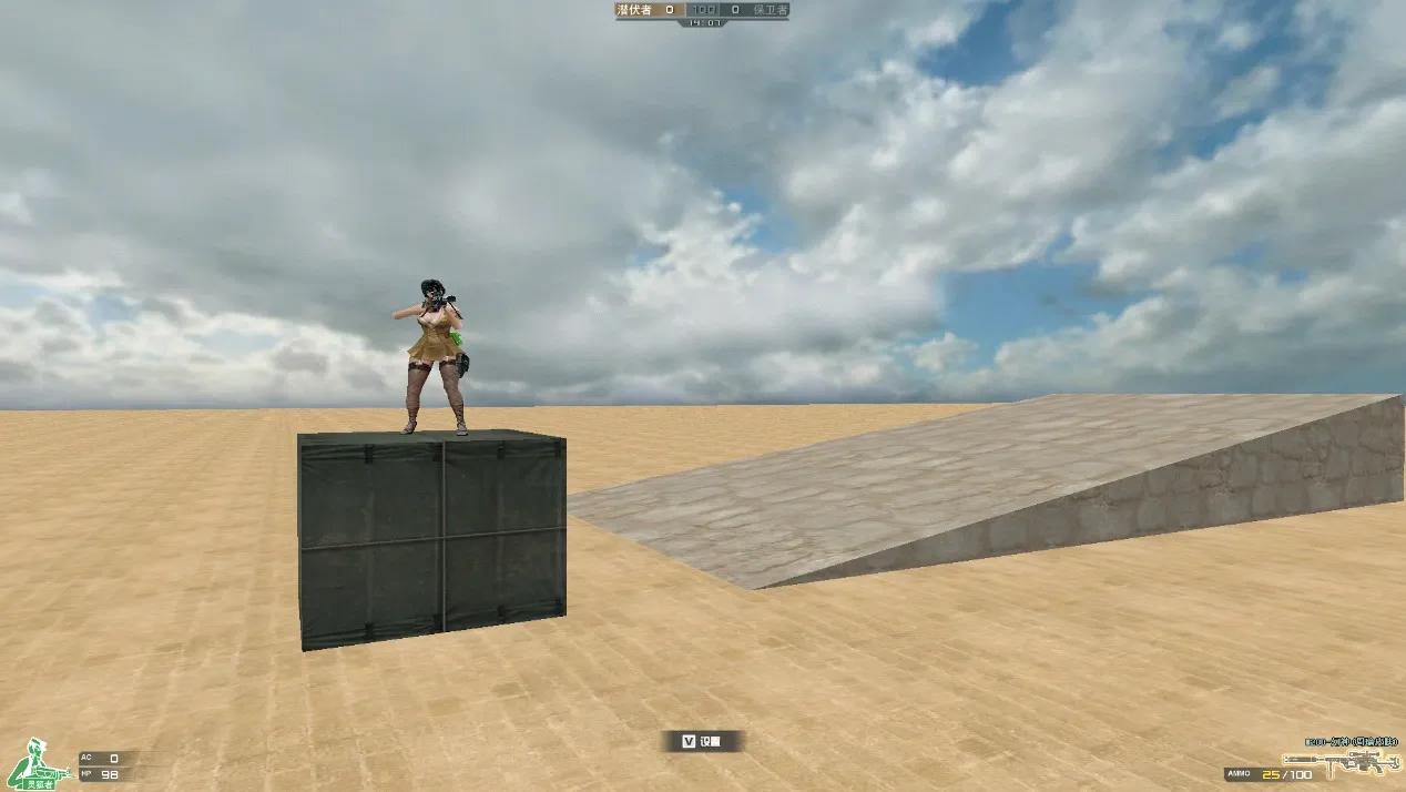 穿越火线慢动作跳跳蹲,穿越火线跳箱子新年广场身法教学