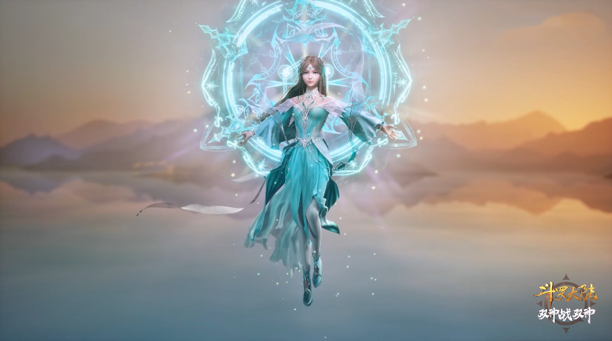 宁荣荣九彩神女造型,宁荣荣九彩神女神装照片