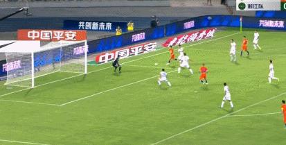 郑铮世界波破门,郑铮凌空打门