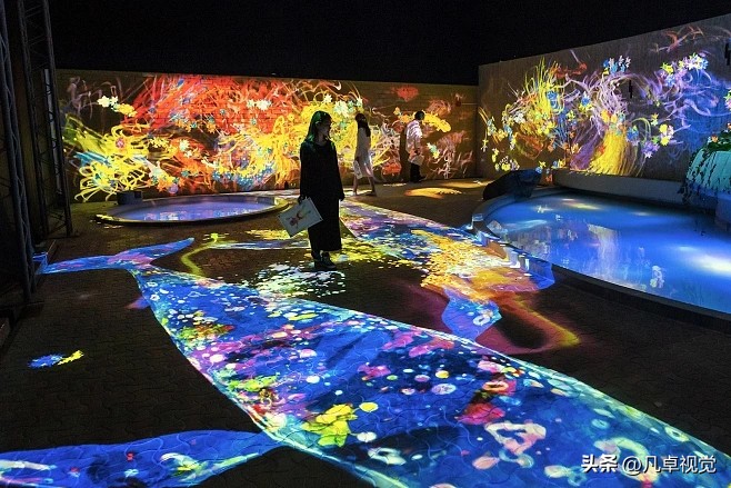 墙面互动投影屏怎么安装,异形互动投影技术设备