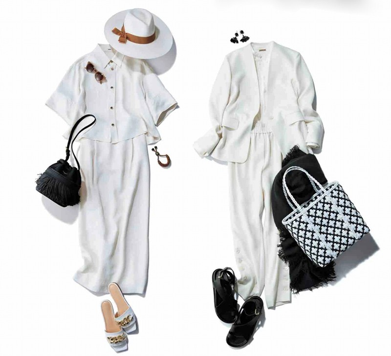 女人穿白裤子最漂亮,女人上了年纪就要穿成熟点