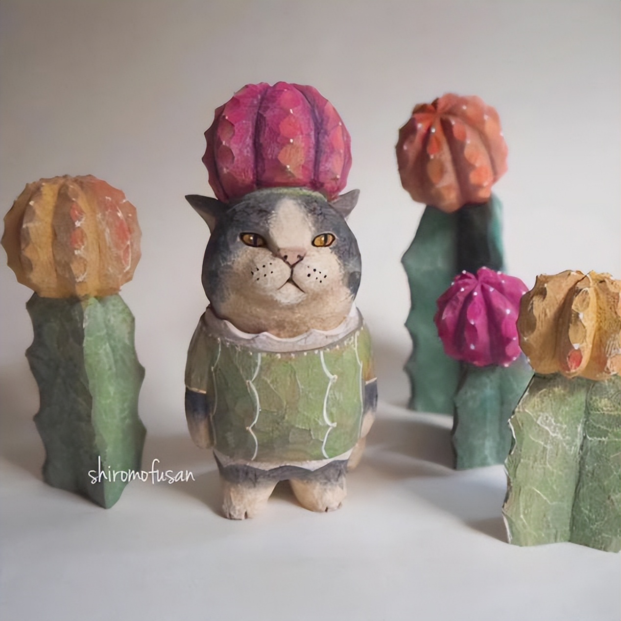 日本艺术家木雕猫,日本木雕猫艺术家