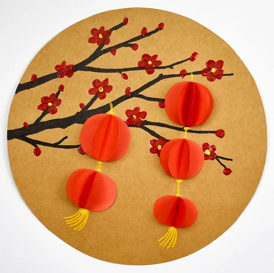 元旦节手工红灯笼制作视频,元旦节红灯笼怎么做