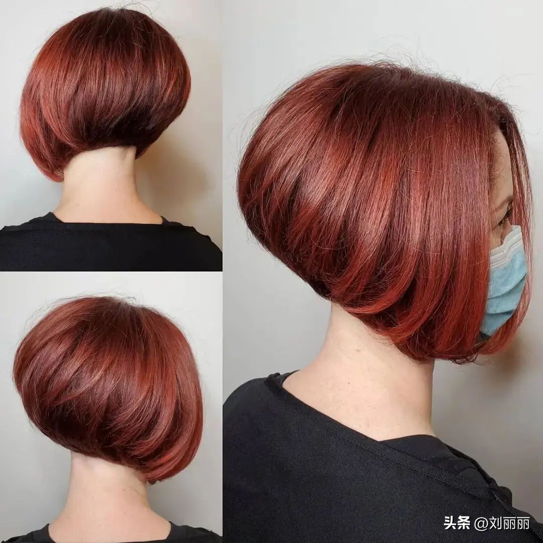 波波头满头小卷发型图片2015,高层次波波头满头造型烫打理