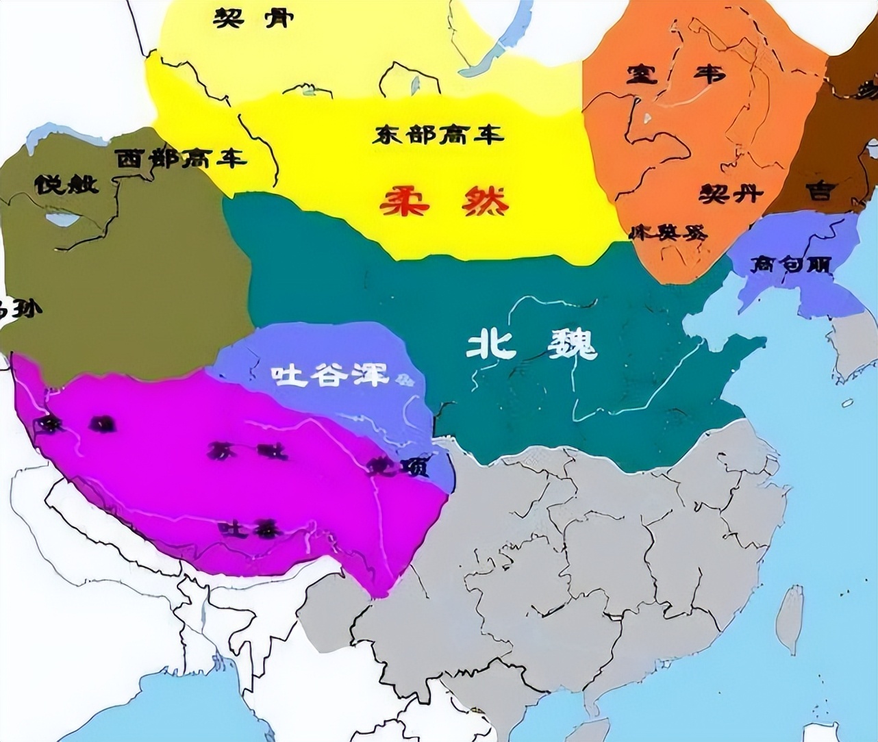 柔然被谁打败了,柔然在历史上究竟有多强大