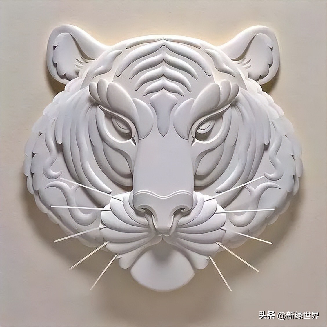 纸艺作品绘画,千变万化的纸艺术作品