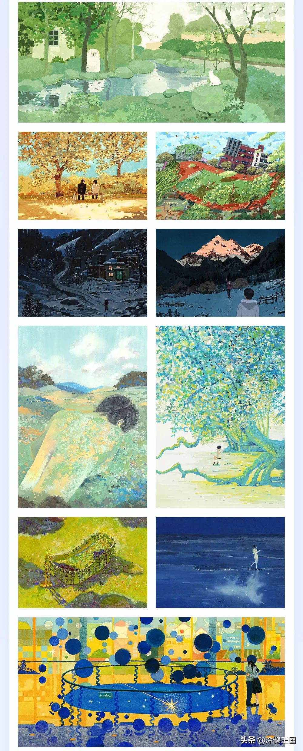 等待长夏与绿色，哆多新期插画班正在预约中——