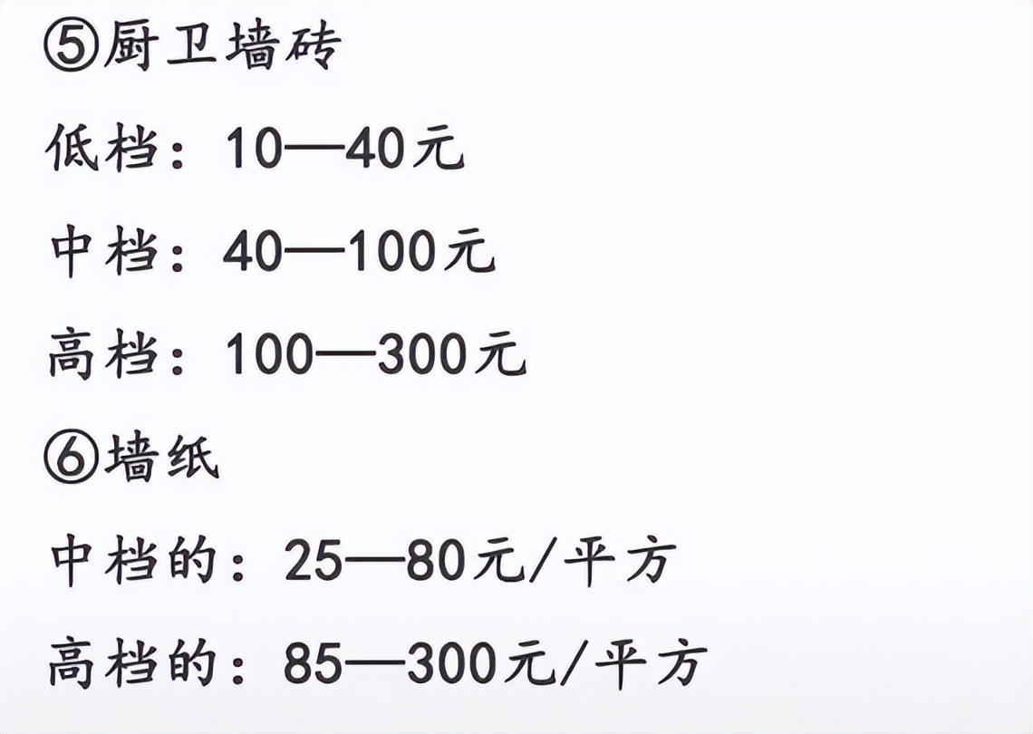 靠谱的风格装修报价清单,专业房间装修预算清单大全集