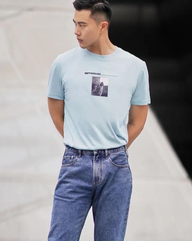 七匹狼男士服装搭配高级感,男装穿搭推荐七匹狼