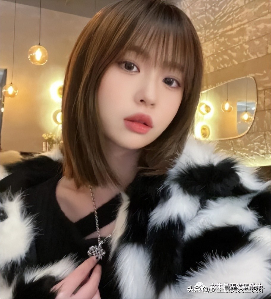 高冷齐肩发又酷又飒图片,超a超飒的女生齐肩短发