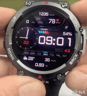 华米智能手表2esim版评测,amazfitt-rex华米运动手表评测
