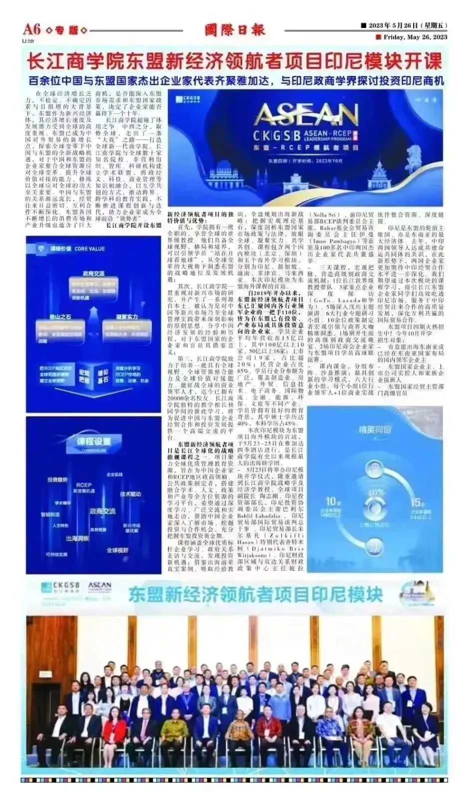 取势东盟合作共赢|长江东盟新经济领航者项目印尼模块纪实