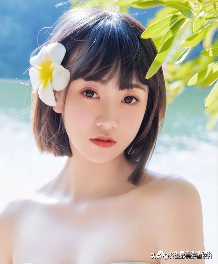 高冷齐肩发又酷又飒图片,超a超飒的女生齐肩短发