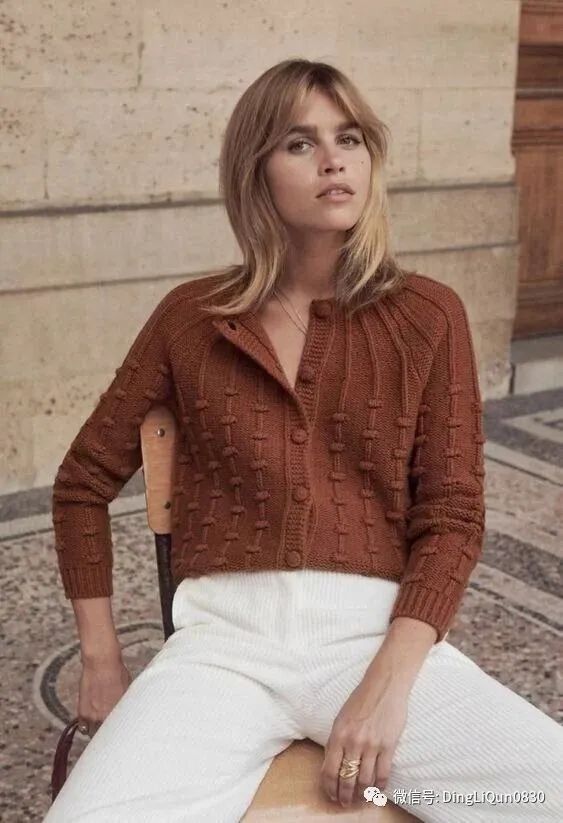 段染针织开衫图解,蝙蝠衫针织开衫图解