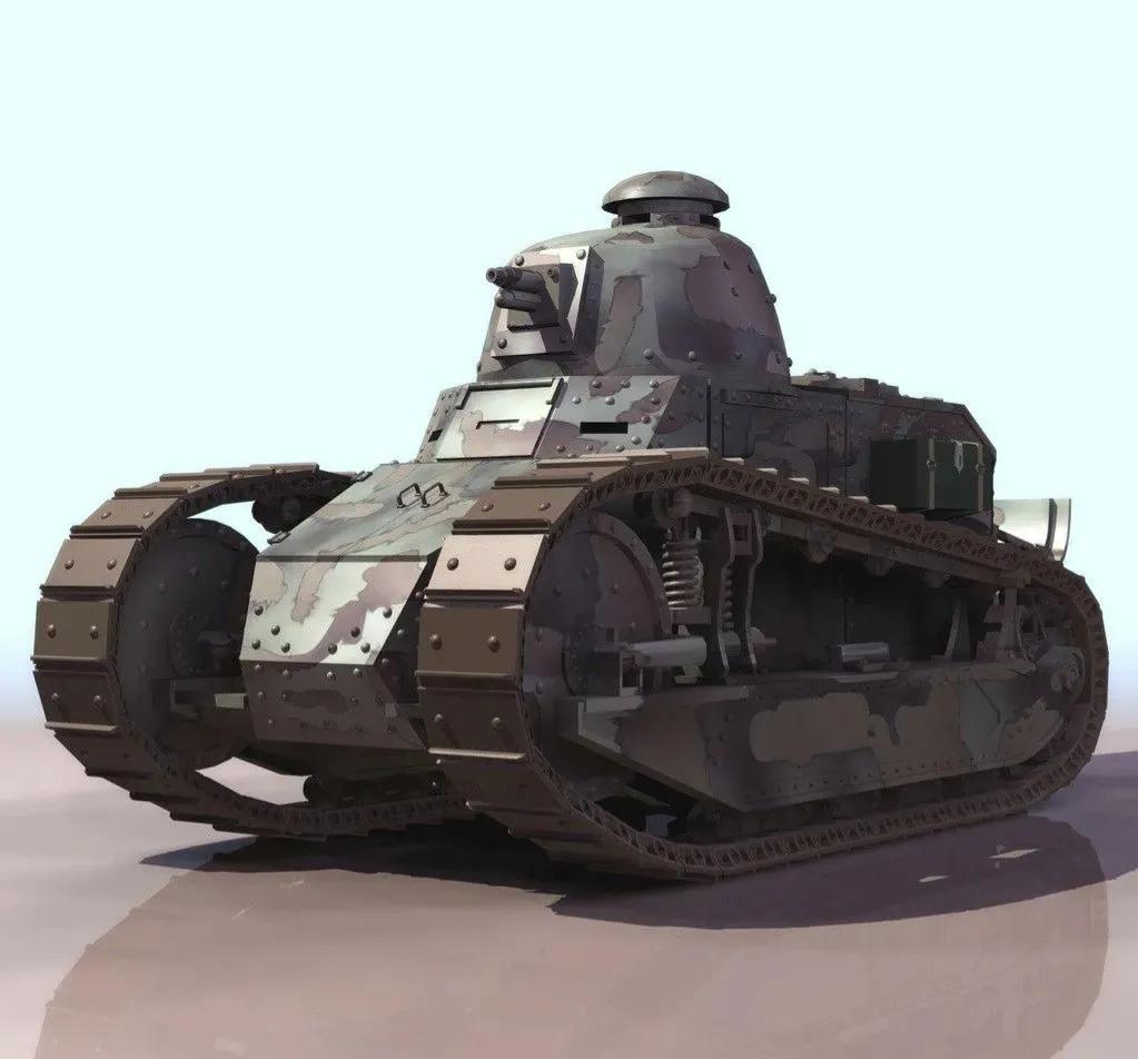 东北军装备的雷诺ft17坦克,雷诺ft-17坦克制造厂