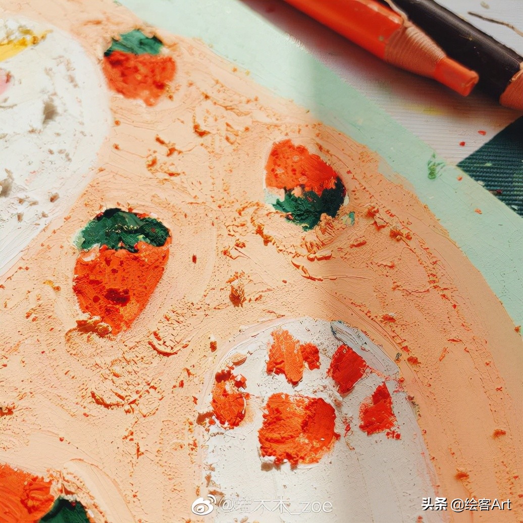 治愈了一切的不可爱图片,油画棒森系小清新插画