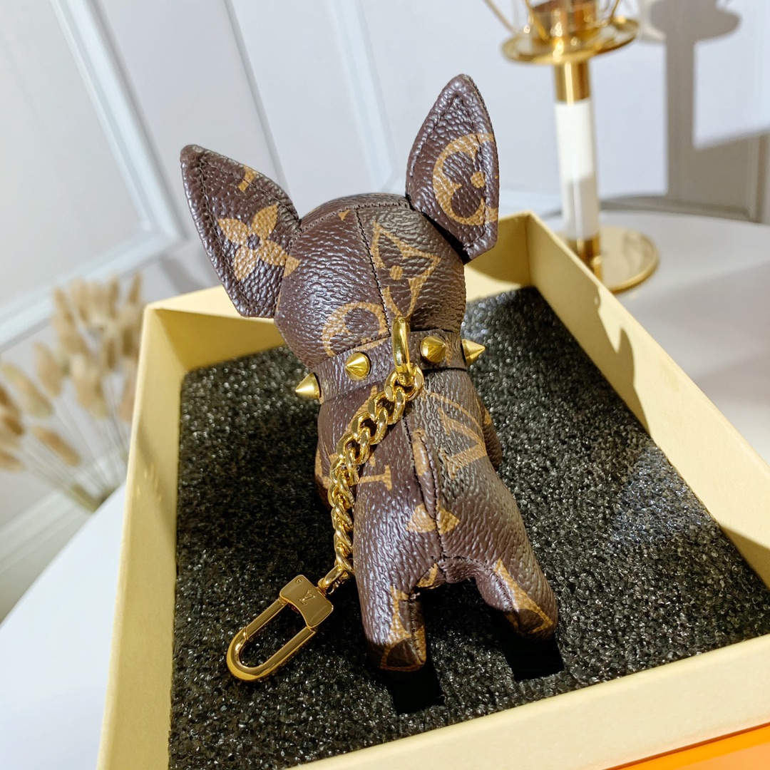 lv包包挂饰毛娃娃,七夕礼物小鹿挂件