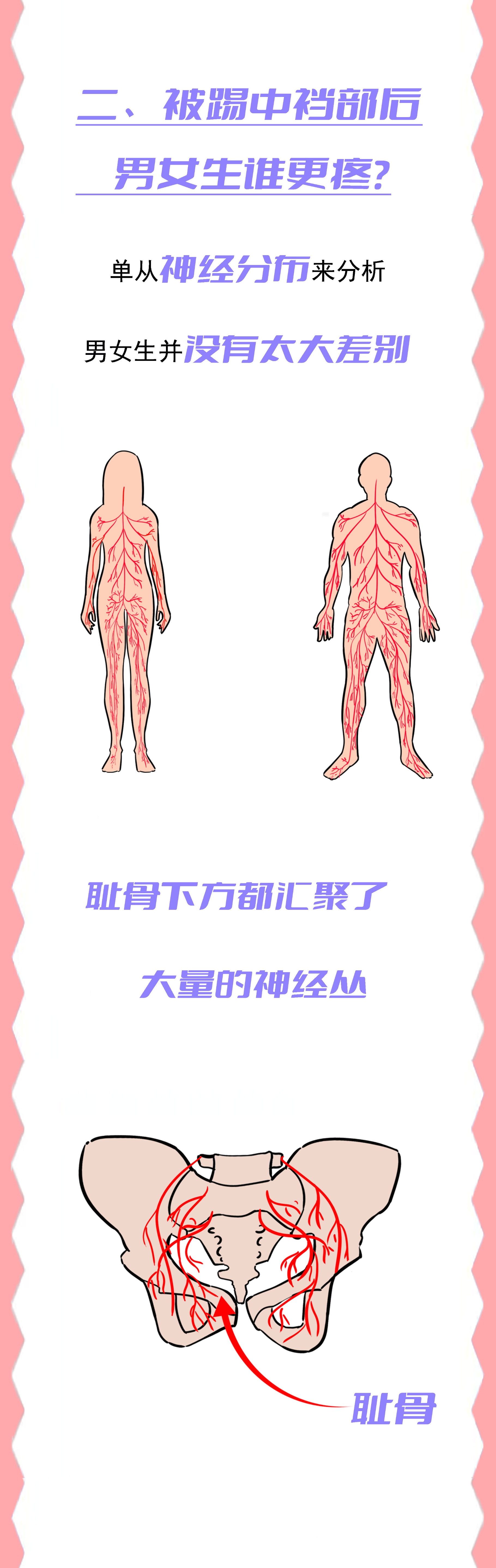 男女生被踢中裆部，到底谁更疼？