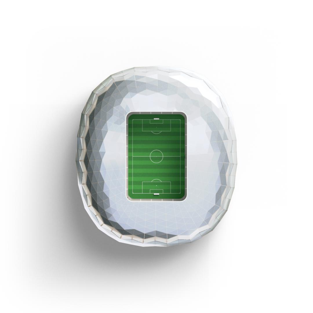 卡塔尔世界杯场地设计方案图,卡塔尔世界杯的主体育场设计理念