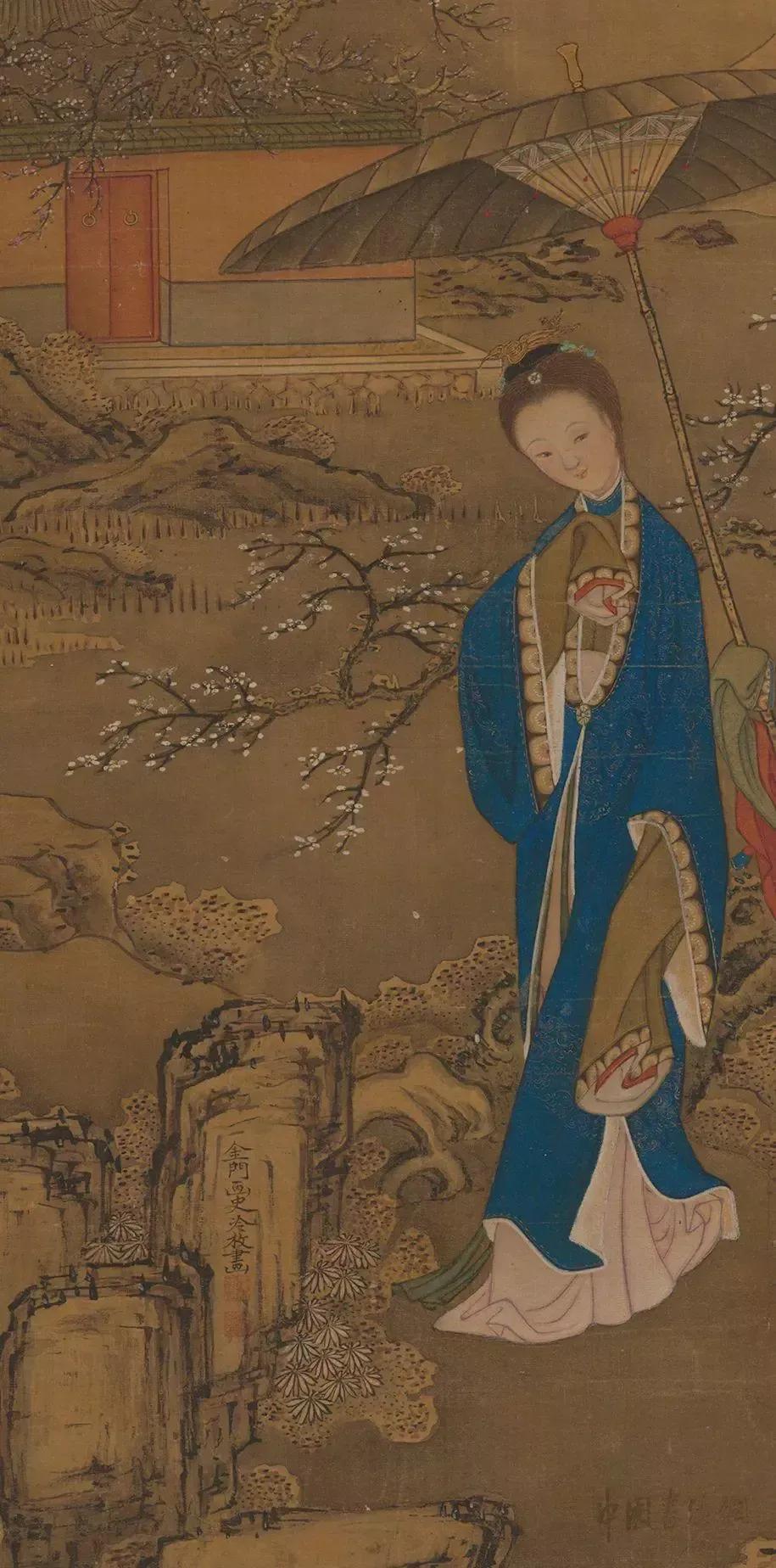 清冷枚仕女图绢本,清冷枚简介